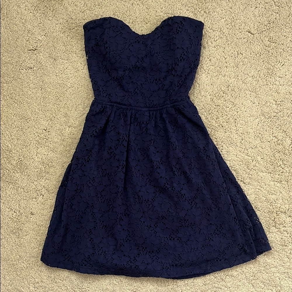 2b Bebe Purple Lace Dress